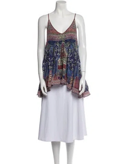 Pre-owned Camilla Vintage Silk Tunic In Neutral