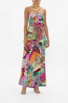 Camilla Tie Waist Strapless Jumpsuit Giza Goddess In Multi
