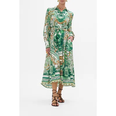 Camilla Waist Tie Shirt Dress Corridor Of Calm