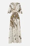 Camilla Button Dress With Shaped Waistband Road To Richesse