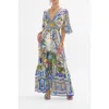 Camilla Waisted Dress With Hem Ruffle Wall To Wall Wonders In Wall To Wall Wonders