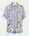 Camilla Wall To Wall Wonders Classic Shirt In Wall To Wall Wonders