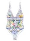 Camilla Wall To Wall Tie Tri One-piece Swimsuit