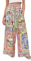 Camilla Wide Leg Trousers Spirit Of Santa Maria
