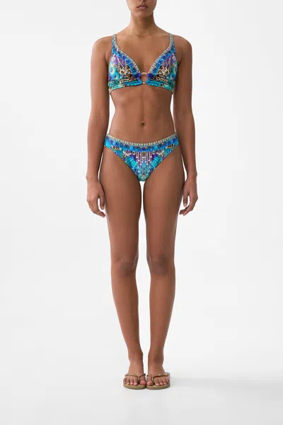 Camilla Wide Side Regular Bikini Bottom Cosmic Zoology In Multi
