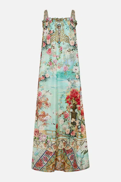 Camilla Wide Strap Sundress The Jewellery Museum In Blue