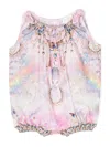 Camilla Wings Of Pegasus Romper Suit In Pink