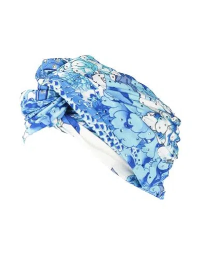 Camilla Woman Hair Accessory Azure Size - Viscose, Elastane In Blue