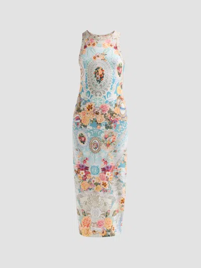 Camilla A Taste For Lace Floral-print Dress In Multi