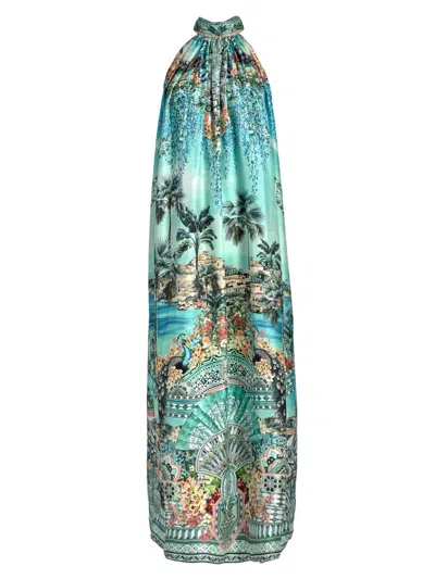 Camilla Women's Balearic Halter Maxi Dress