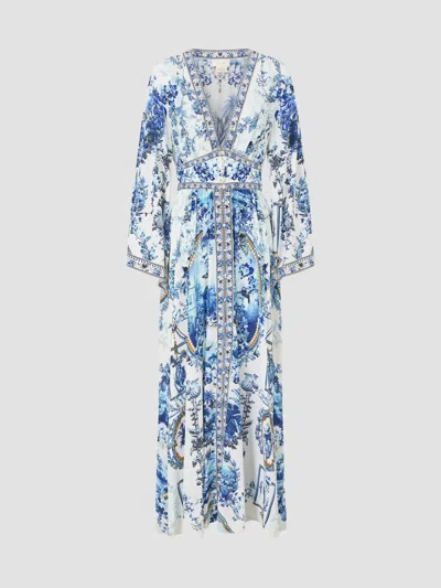 Camilla Women's Floral Empire Maxi Dress In Multi