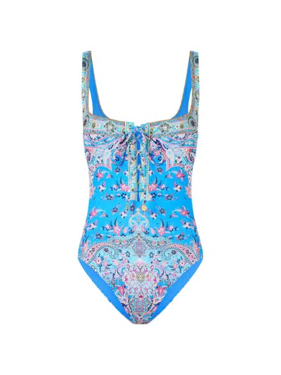 Camilla Women's Floral Underwire One-piece Swimsuit