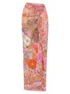 CAMILLA WOMEN'S KNOTTED FLORAL SARONG