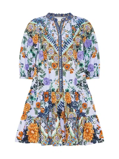 Camilla Women's Luscious In Lisbon Floral Cotton Floral Minidress