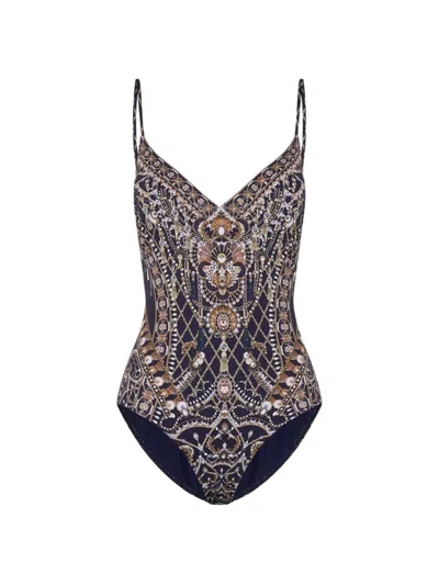 Camilla Women's Ornate-print One-piece Swimsuit In Dance With The Duke