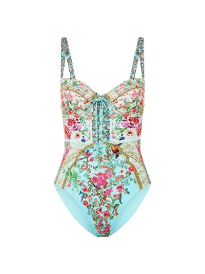 Camilla Sultans And Queens Molded Underwire One-piece Swimsuit In Multi