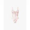Camilla Womens Sew Yesterday Balconette Stretch Recycled-polyamide Swimsuit In Sew Yesterday