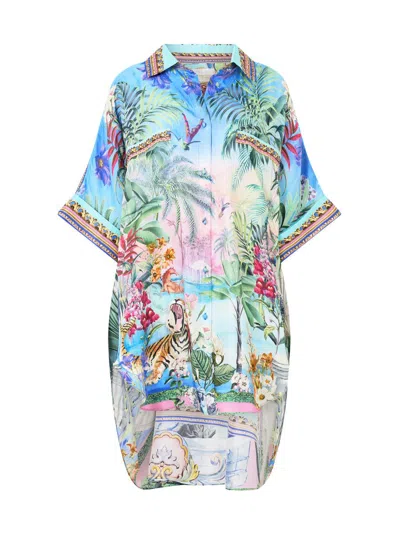 Camilla Women's Spirit Of Santa Maria Oversized Silk Tunic