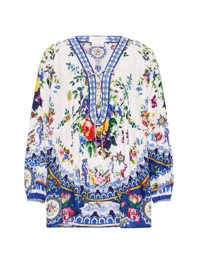 Camilla Women's Tiles Darls Silk Blouse