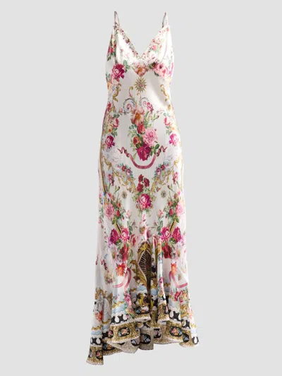 Camilla Women's Torero Libertine Flounce Hem Dress In White