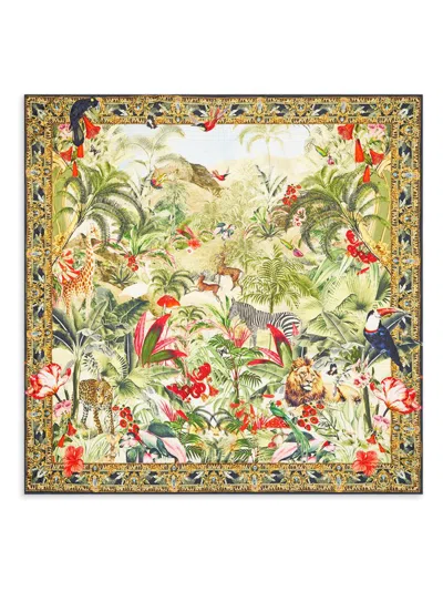Camilla Women's Wanderlust Large Printed Silk Scarf In Wanderlust Empire