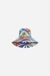 Camilla Wide Brim Bucket Hat Oasis Oracle In Multi