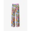 Camilla Womens Salty Splendour Wide-leg Stretch-woven Cover-up Trousers