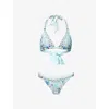 Camilla Womens Sunrise In Sintra Soft Tie Bikini Set
