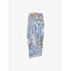 Camilla Womens Wall To Wall Wonders Long Eyelet Woven Sarong