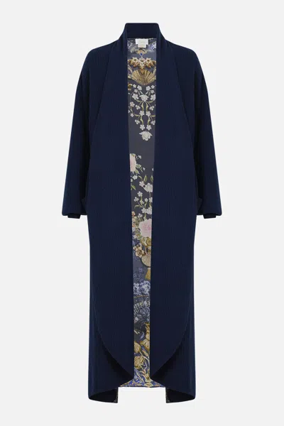 Camilla Wool Blend Knit Layer With Silk Back Notes From The Blue Room