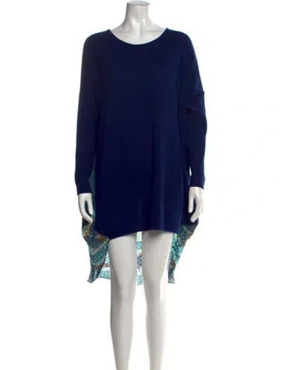 Pre-owned Camilla Wool Long Dress In Blue