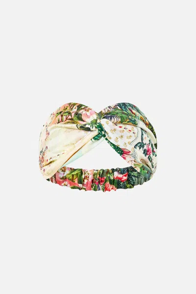 Camilla Woven Twist Headband La Belle Botanique In Multi