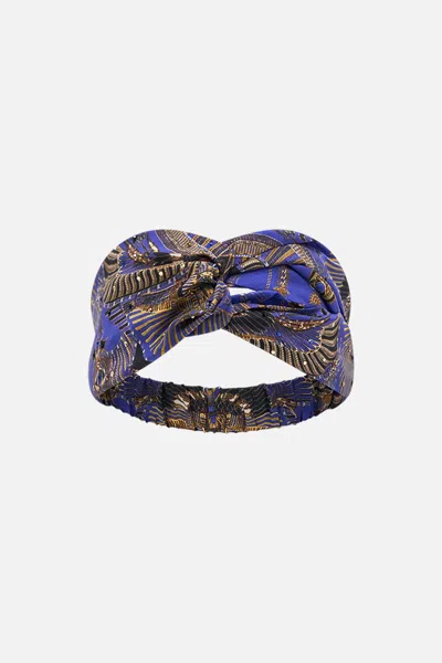 Camilla Woven Twist Headband My Fair Pharaoh In Purple