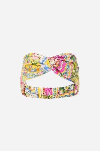 Camilla Woven Twist Headband Navàs Nouveau In Multi