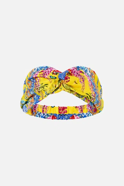 Camilla Woven Twist Headband Sultanahmet Summer In Yellow