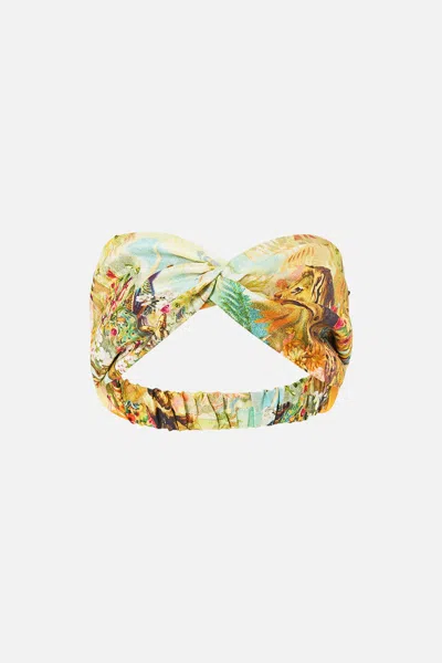 Camilla Woven Twist Headband Va Va Vintage In Transparent