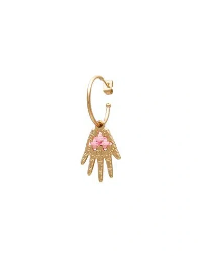 Camille Enrico Woman Single Earring Gold Size - Metal