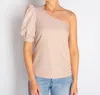 Camilyn Beth Ava Top In Latte Stripe