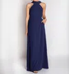 Camilyn Beth The Fae Gown In Navy In Blue