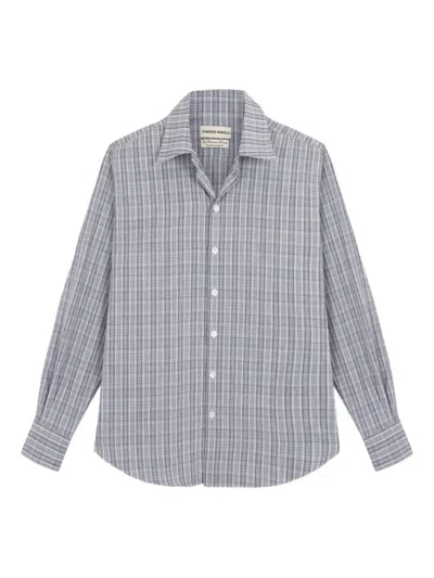 Camisas Manolo Check-pattern Shirt In White