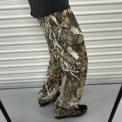Pre-owned Camo X Carhartt Crazy Vintage Camo Realtree Pants Baggy Workwear Essential In Brown