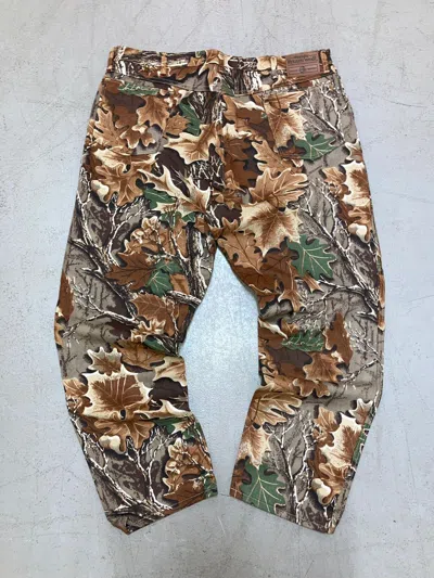 Pre-owned Camo X Carhartt Crazy Vintage Carhartt Style Baggy Camo Workwear Jeans
