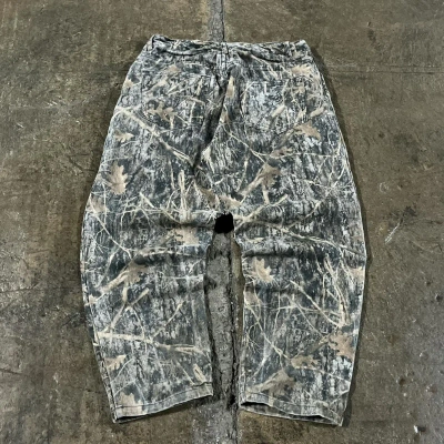 Pre-owned Camo X Carhartt Crazy Vintage Y2k Realtree Carhartt Style Camo Pants Skater
