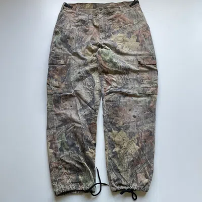 Pre-owned Camo X Realtree Vintage 2000s Mossy Oak Real Tree Camo Cargo Pants 36x30 In Realtree