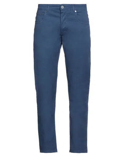 Camouflage Ar And J. Pants In Blue