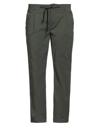 Camouflage Ar And J. Man Pants Military Green Size 35 Cotton, Nylon, Elastane