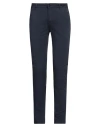 Camouflage Ar And J. Man Pants Navy Size 29 Cotton, Lycra In Navy Blue