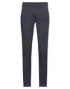 Camouflage Ar And J. Man Pants Navy Size 30 Cotton, Lycra, Elastane In Navy Blue