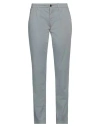 Camouflage Ar And J. Woman Pants Light Blue Size 28 Cotton, Elastane In Blue
