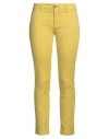 Camouflage Ar And J. Woman Pants Yellow Size 30 Cotton, Lycra In Yellow
